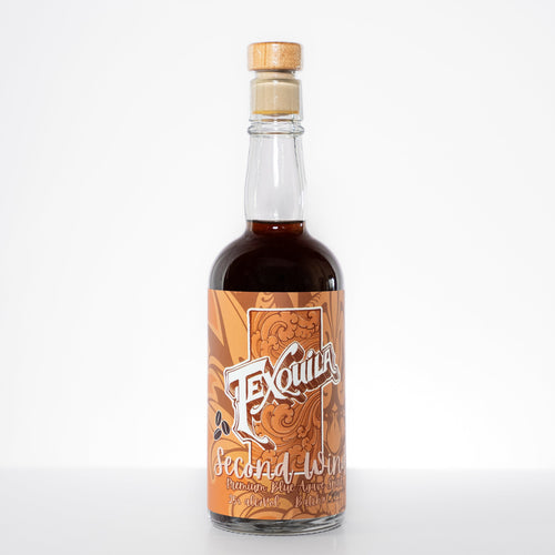bottle of tequila mixed with local cold brew coffee